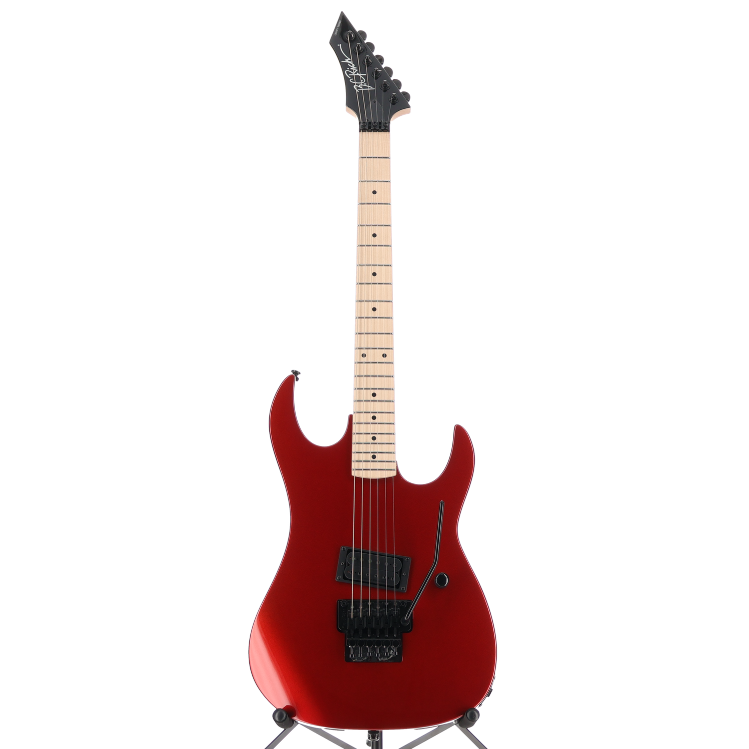BC Rich Legacy Gunslinger Retro II with Floyd Rose - Candy Red, Pro Setup (SR) (80025)