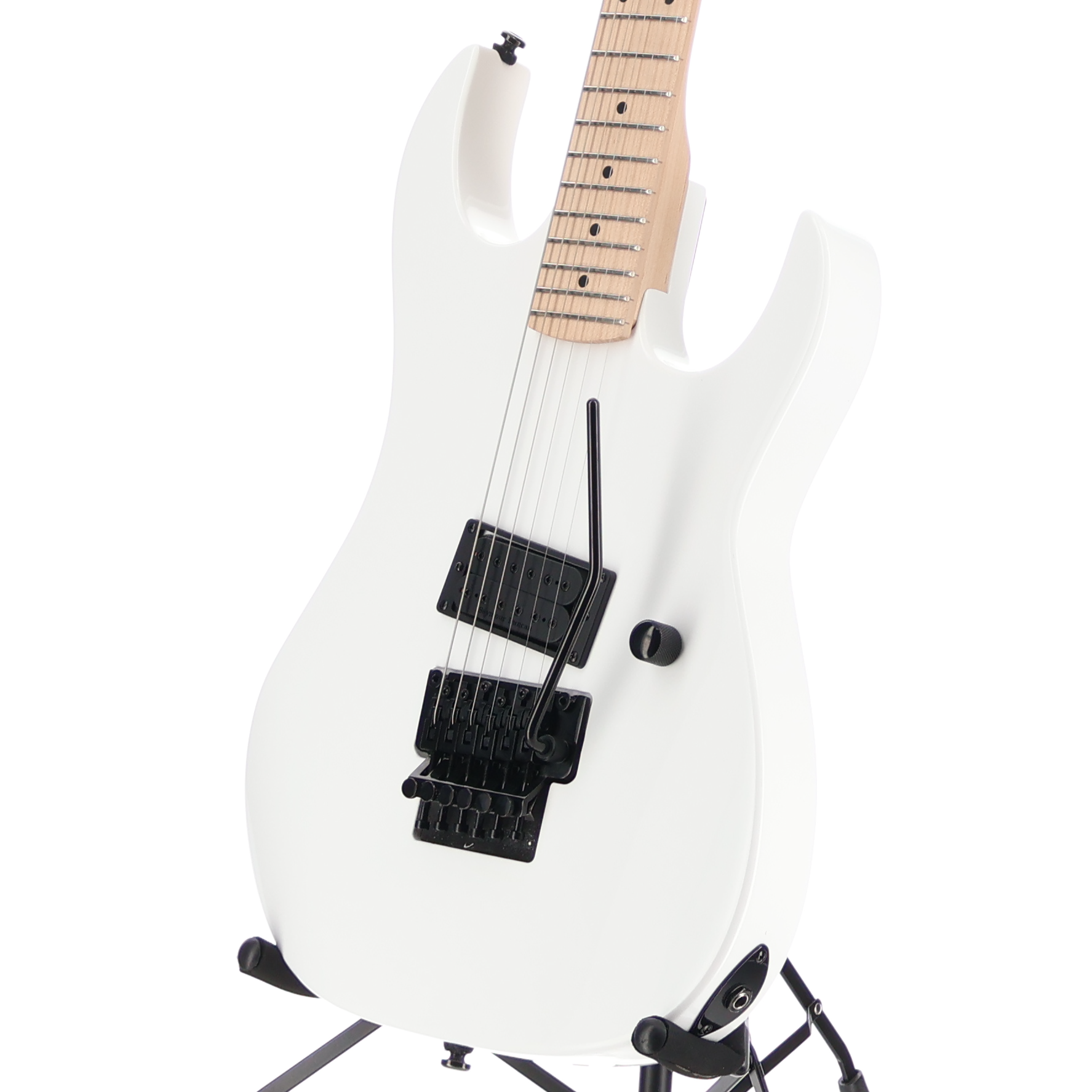 BC Rich Legacy Gunslinger Retro II with Floyd Rose - White, Stage Ready (SR) (50947)