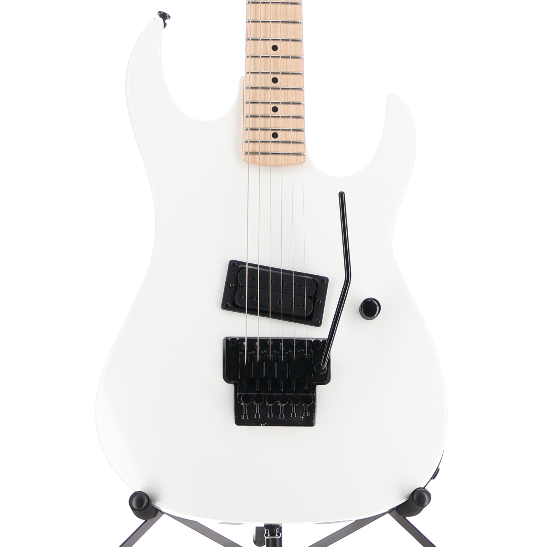 BC Rich Legacy Gunslinger Retro II with Floyd Rose - White, Stage Ready (SR) (50947)