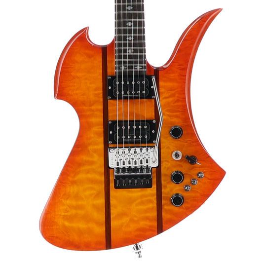 BC Rich Mockingbird Legacy ST - Trans Honey Burst, Premium Setup (V8)(60306) (60306)