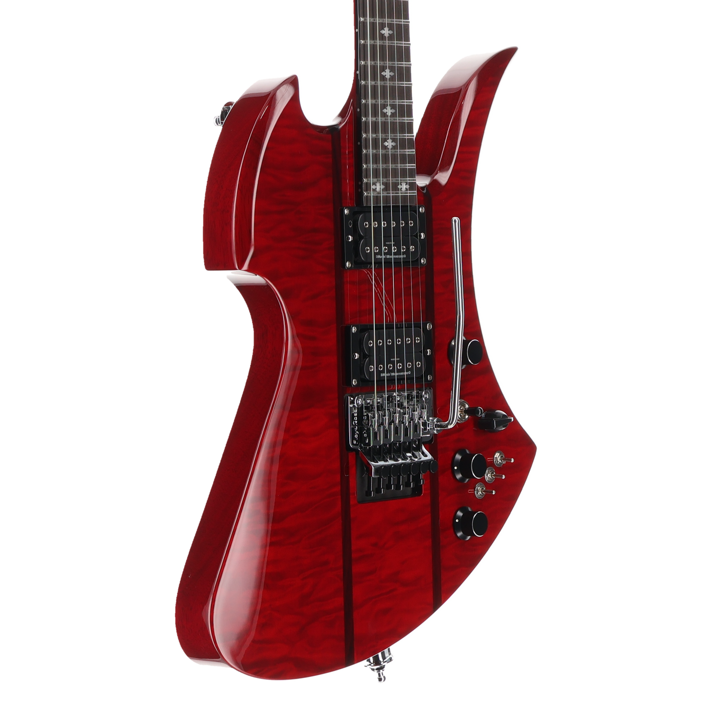 BC Rich Mockingbird Legacy ST - Transparent Red, Professional Setup (BB4) (60314) (60314)