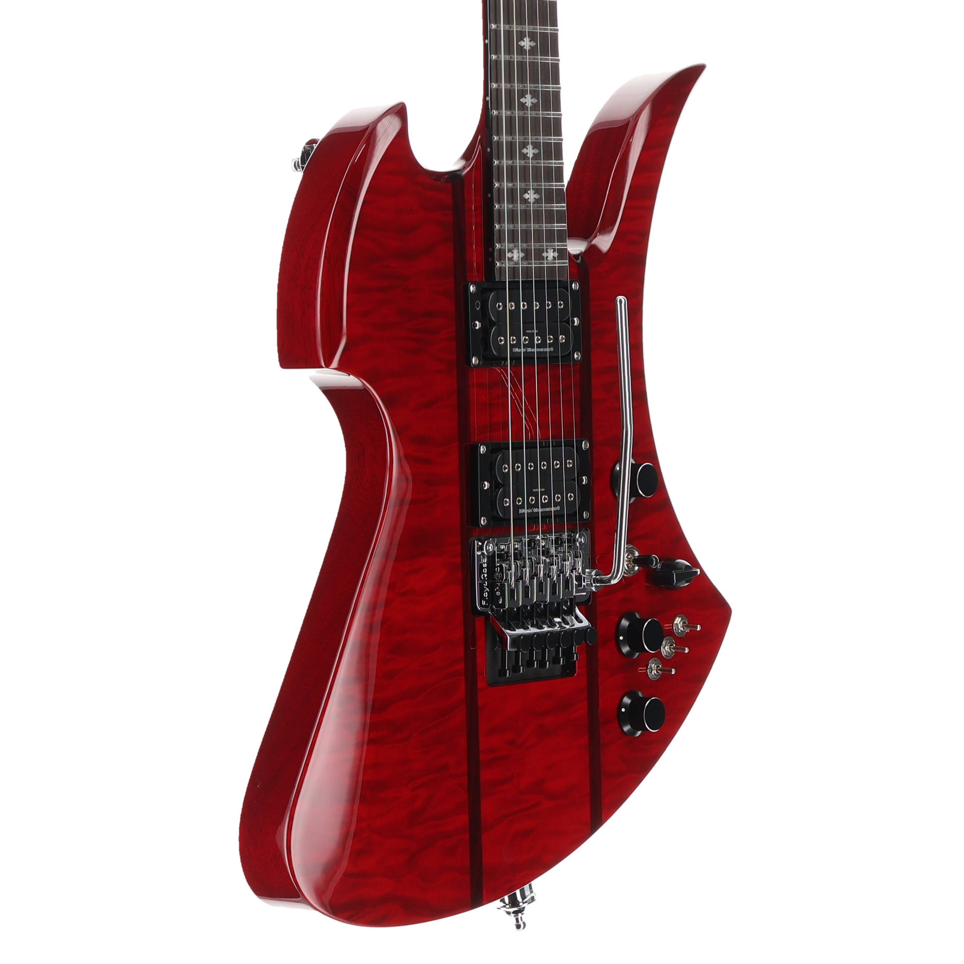 BC Rich Mockingbird Legacy ST - Transparent Red, Professional Setup (BB4) (60314) (60314)