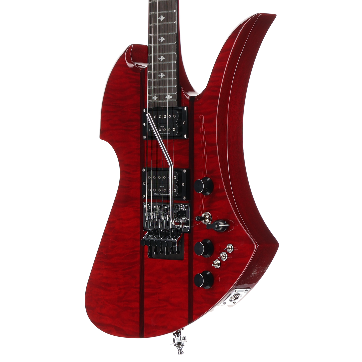 BC Rich Mockingbird Legacy ST - Transparent Red, Professional Setup (BB4) (60314) (60314)