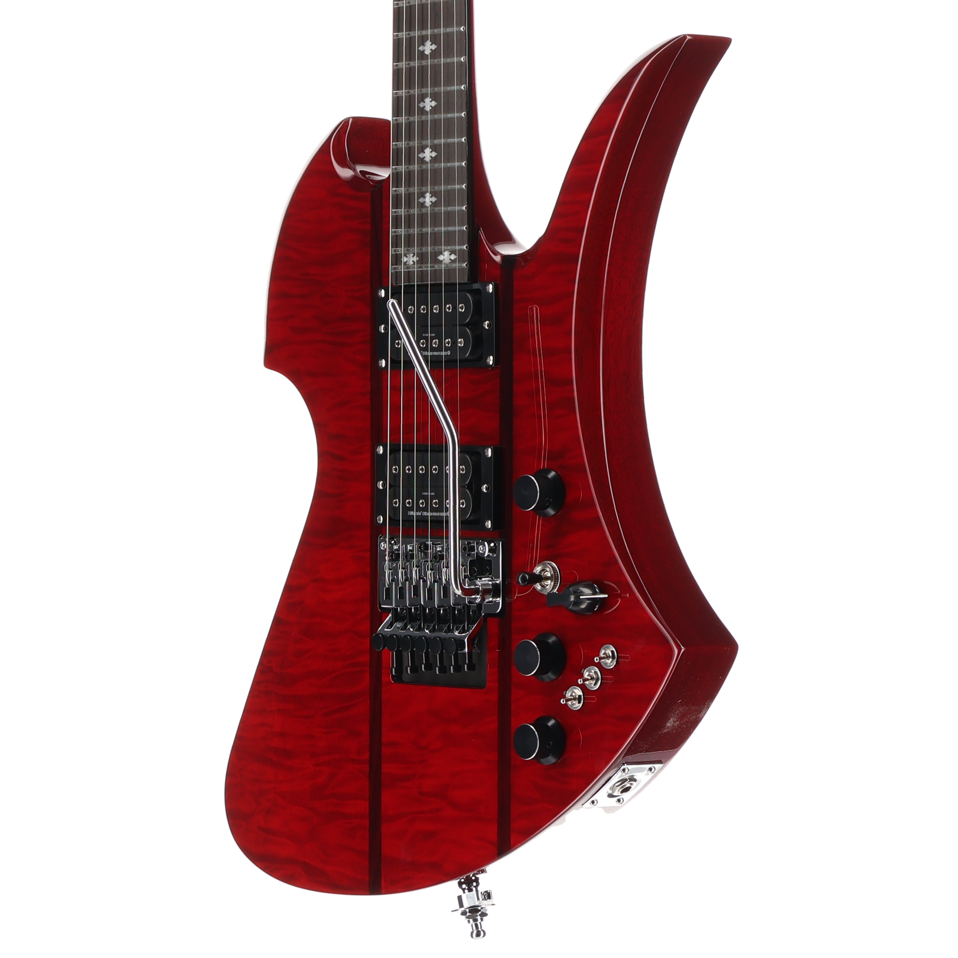 BC Rich Mockingbird Legacy ST - Transparent Red, Professional Setup (BB4) (60314) (60314)