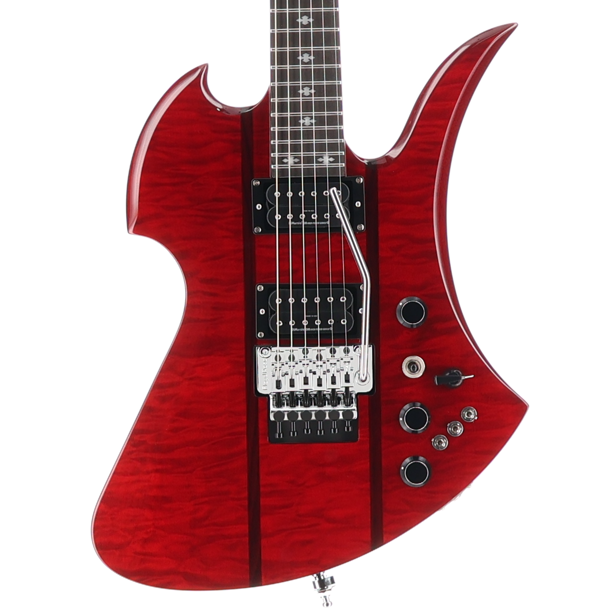 BC Rich Mockingbird Legacy ST - Transparent Red, Professional Setup (BB4) (60314) (60314)