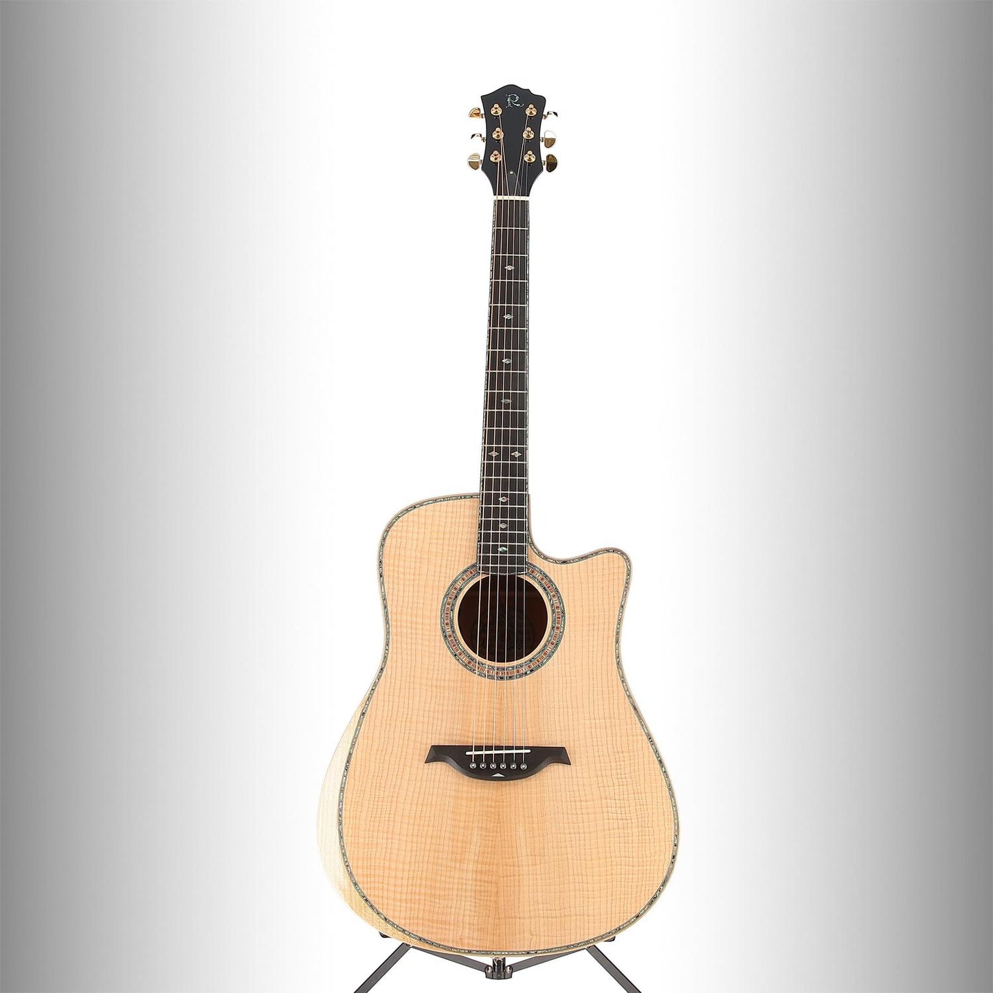 BC Rich Prophecy Series A/E Cutaway with Maple Top, Back and Sides, Flame Maple, Fully Tested (RC2) (00067)