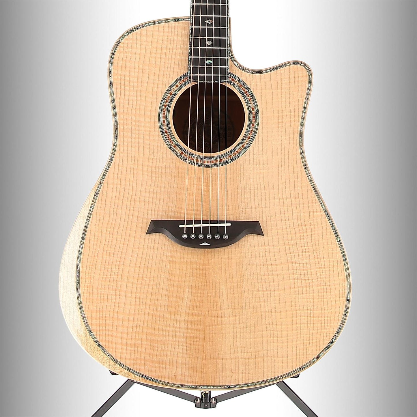 BC Rich Prophecy Series A/E Cutaway with Maple Top, Back and Sides, Flame Maple, Fully Tested (RC2) (00067)
