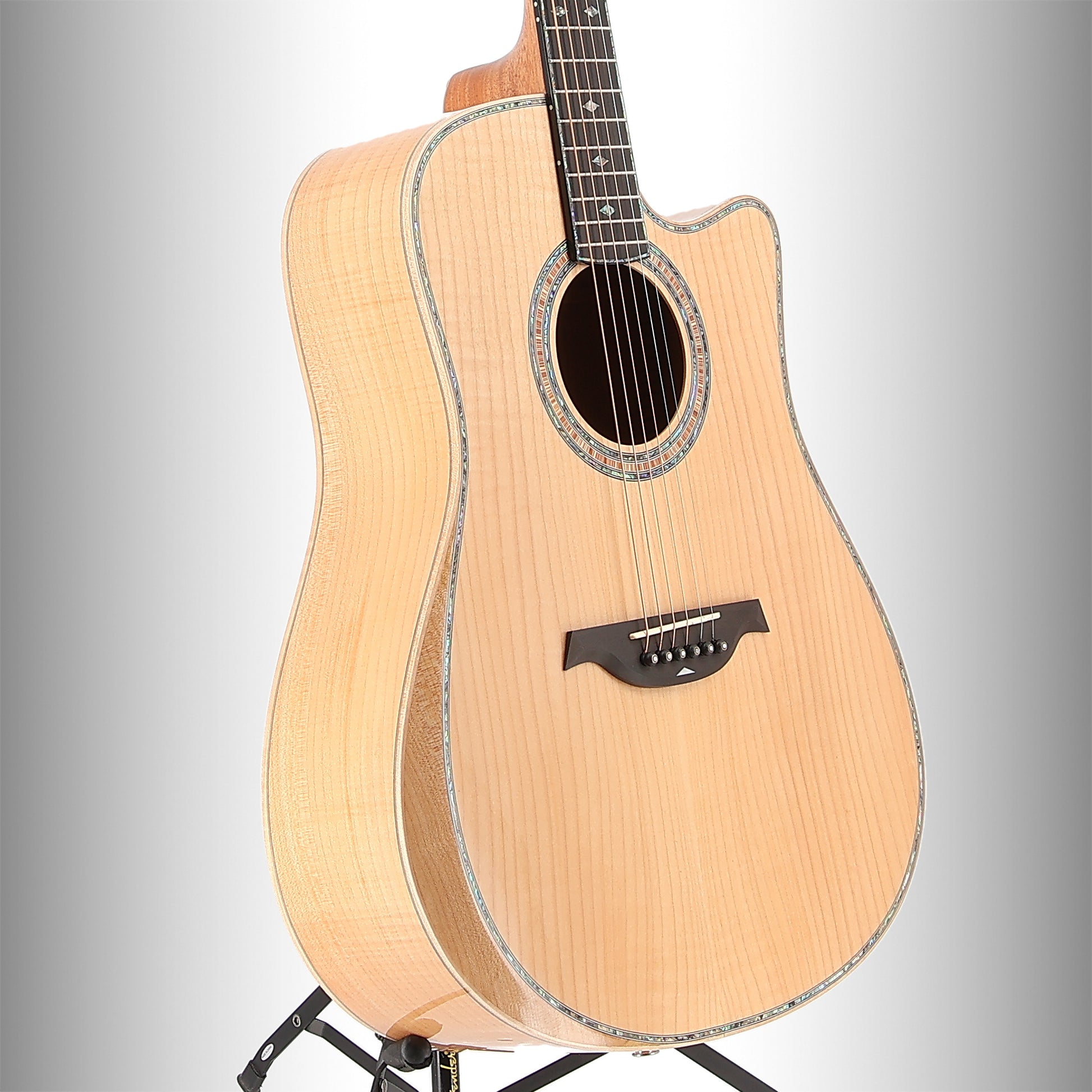 BC Rich Prophecy Series A/E Cutaway with Maple Top, Maple Back and Sides, Flame Maple, Plays Great (N8) (00059)