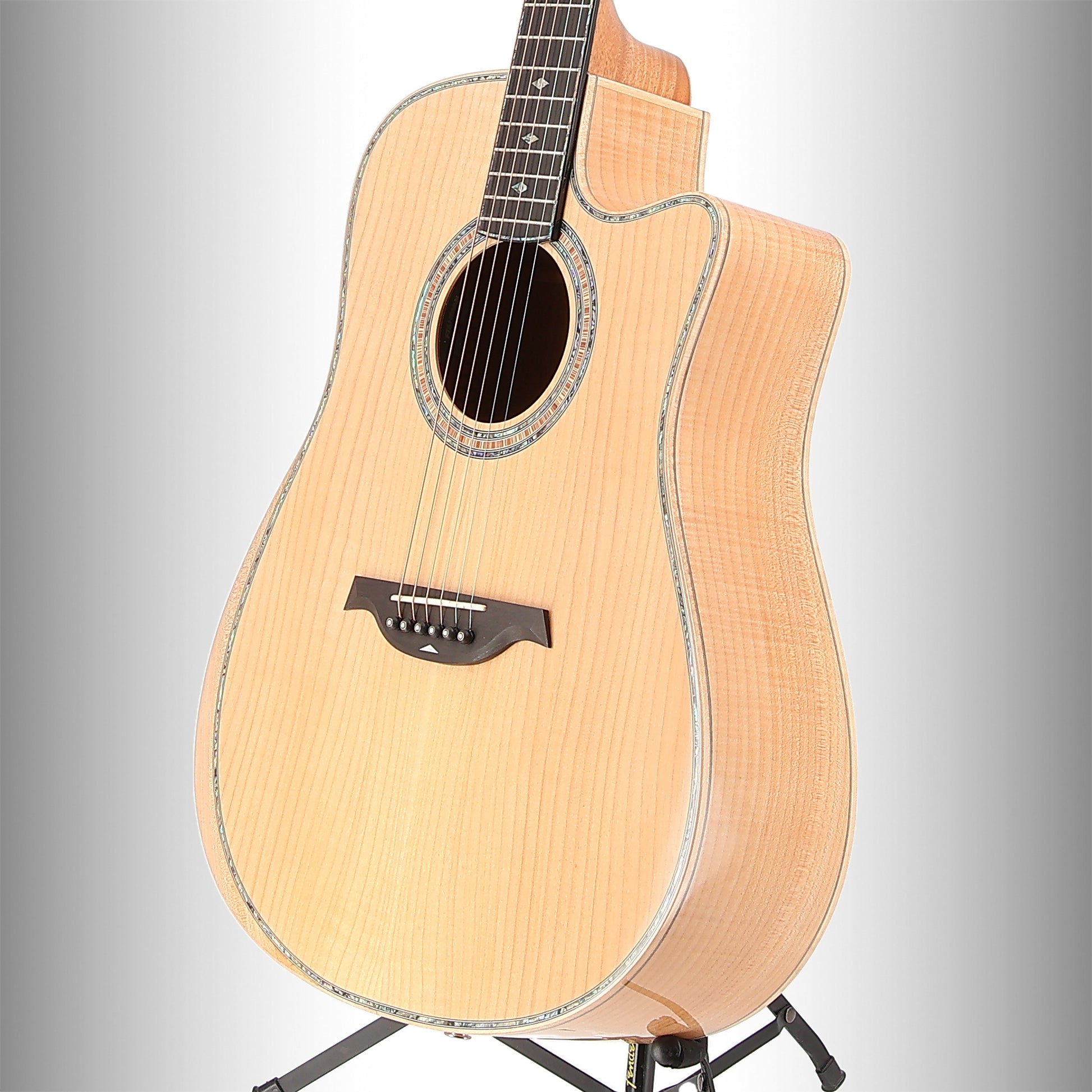 BC Rich Prophecy Series A/E Cutaway with Maple Top, Maple Back and Sides, Flame Maple, Plays Great (N8) (00059)