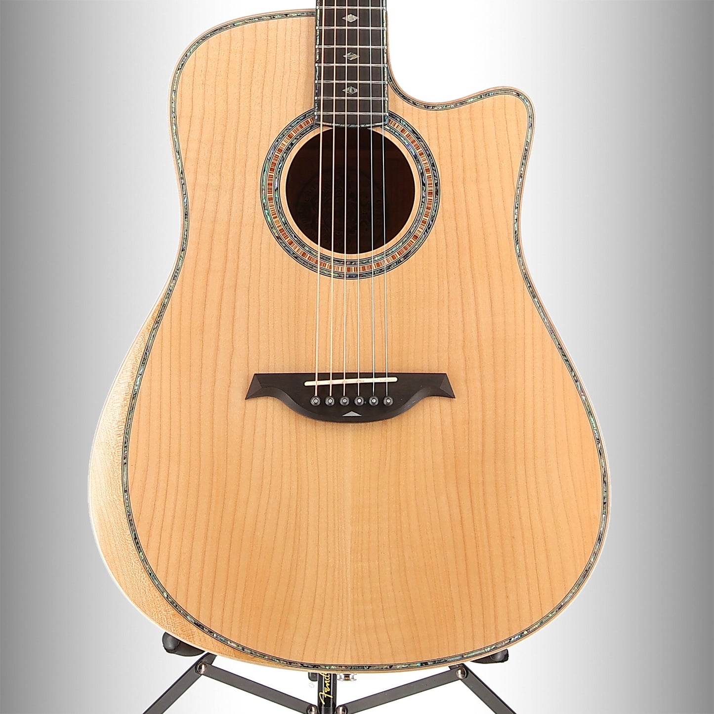 BC Rich Prophecy Series A/E Cutaway with Maple Top, Maple Back and Sides, Flame Maple, Plays Great (N8) (00059)
