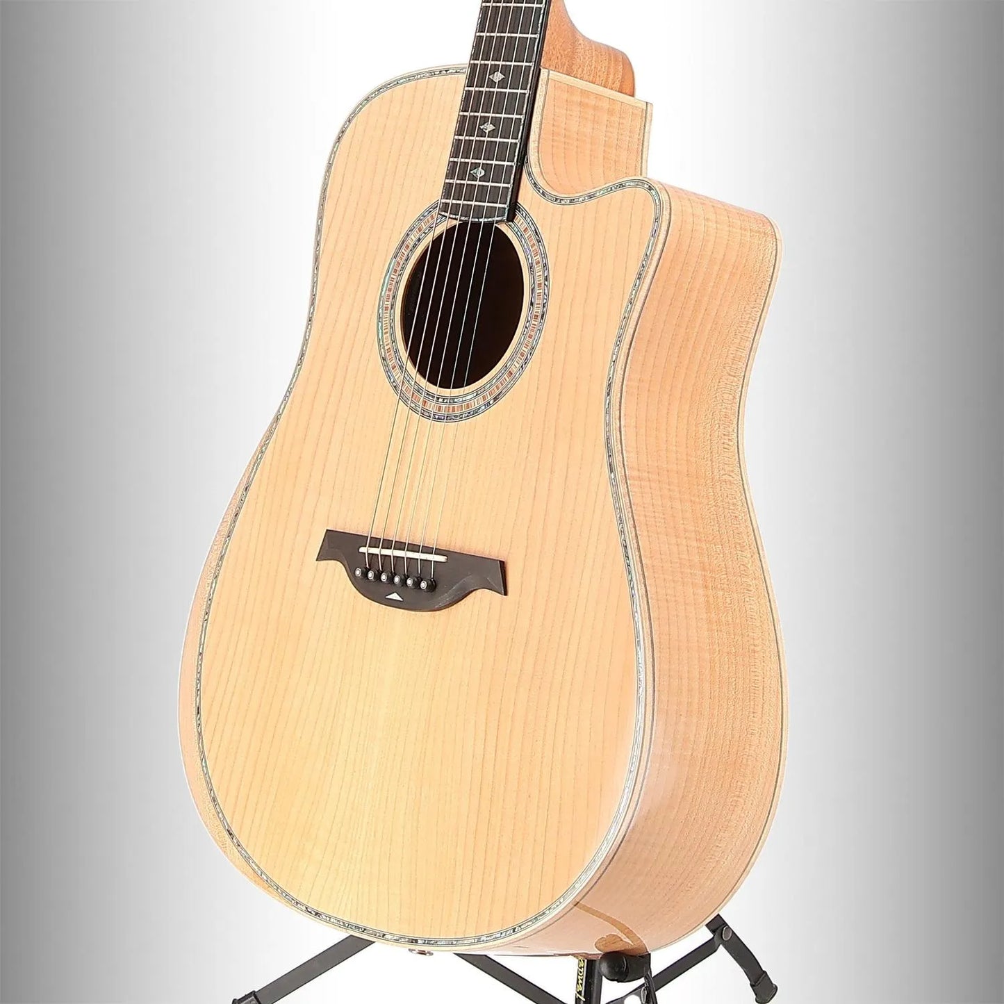 BC Rich Prophecy Series A/E Cutaway with Maple Top, Maple Back and Sides, Mahogany Neck, and Ebony Fingerboard - Flame Maple (N5) (00059)