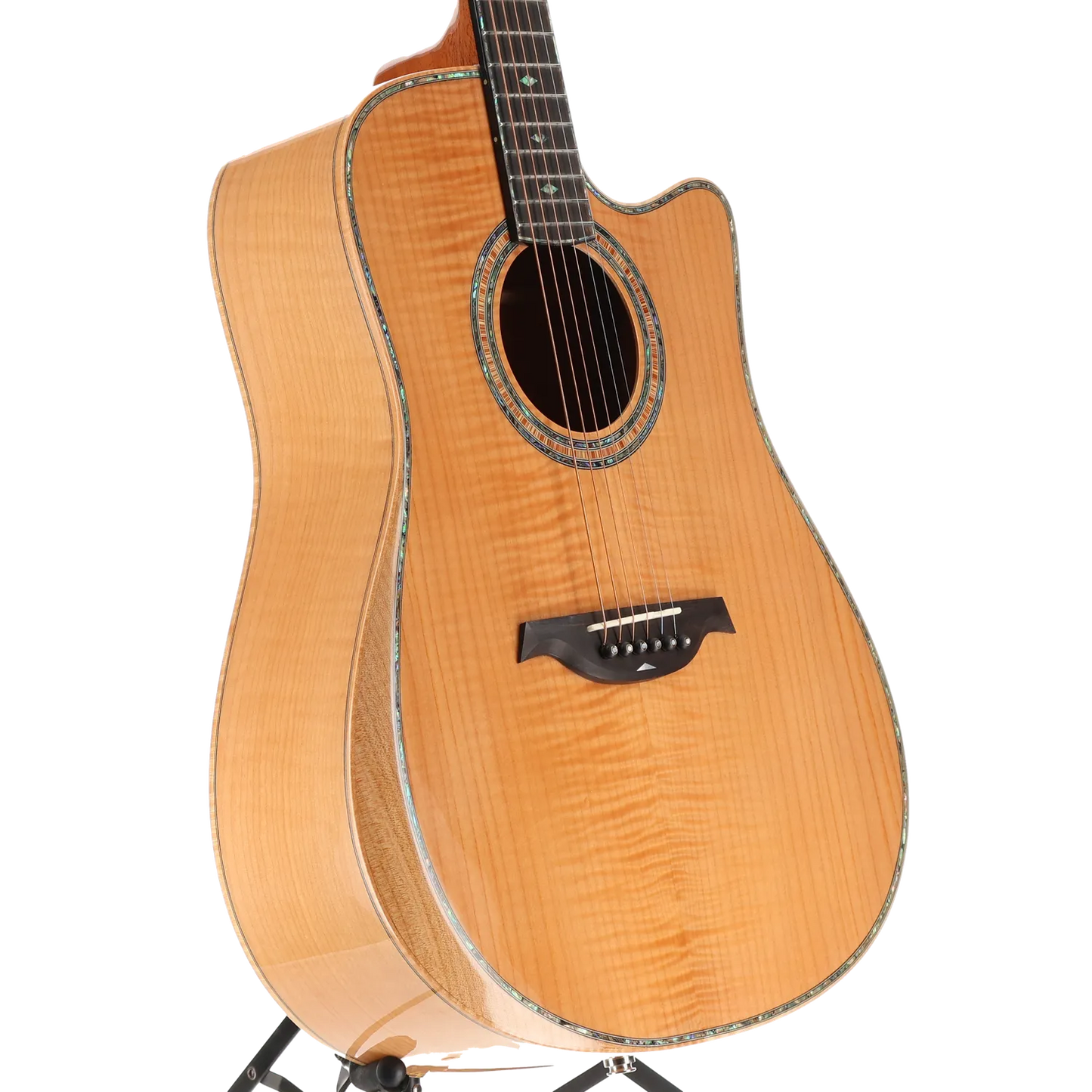 BC Rich Prophecy Series A/E Cutaway with Maple Top, Maple Back and Sides, Mahogany Neck, and Ebony Fingerboard - Flame Maple (P) (00062)