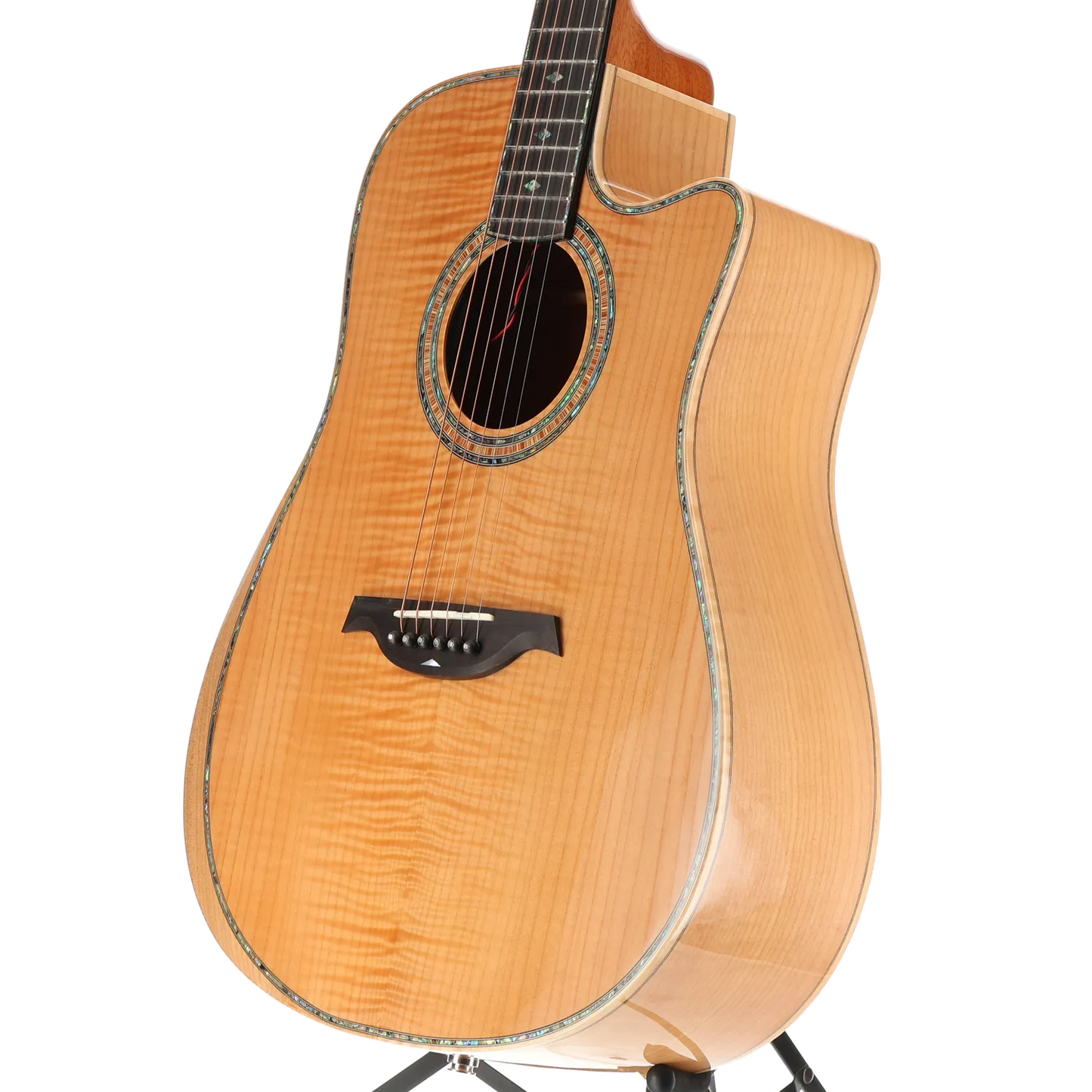 BC Rich Prophecy Series A/E Cutaway with Maple Top, Maple Back and Sides, Mahogany Neck, and Ebony Fingerboard - Flame Maple (P) (00062)