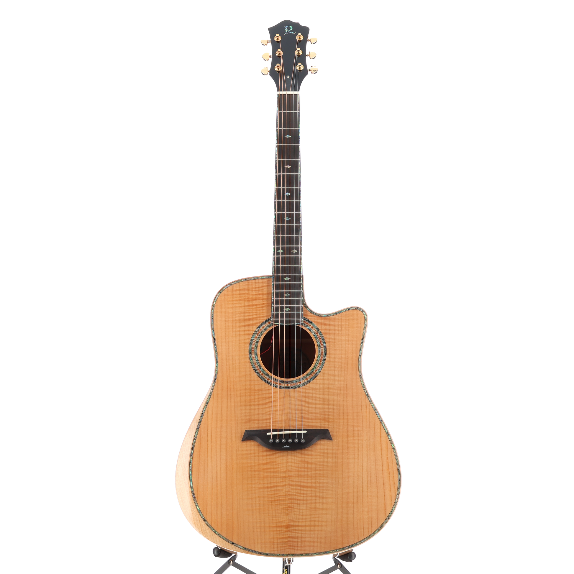 BC Rich Prophecy Series A/E Cutaway with Maple Top, Maple Back and Sides, Mahogany Neck, and Ebony Fingerboard - Flame Maple (P) (00062)