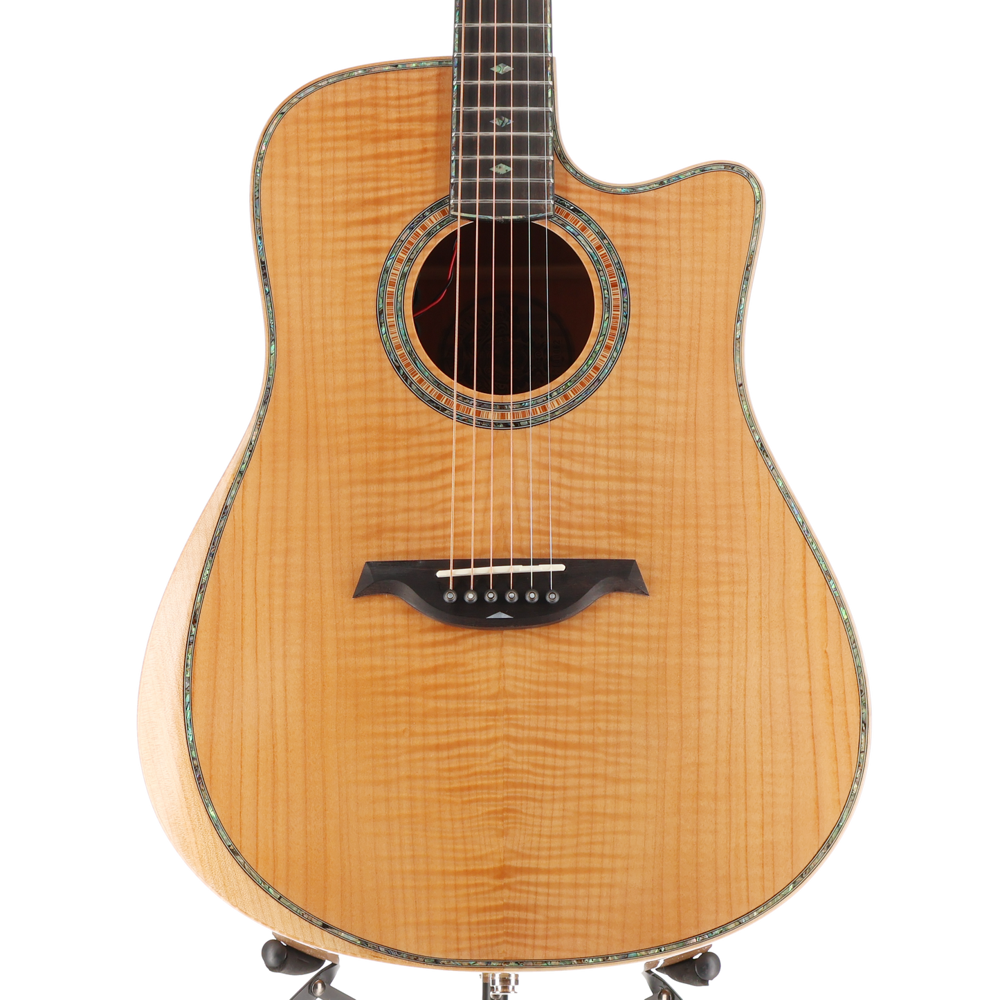 BC Rich Prophecy Series A/E Cutaway with Maple Top, Maple Back and Sides, Mahogany Neck, and Ebony Fingerboard - Flame Maple (P) (00062)