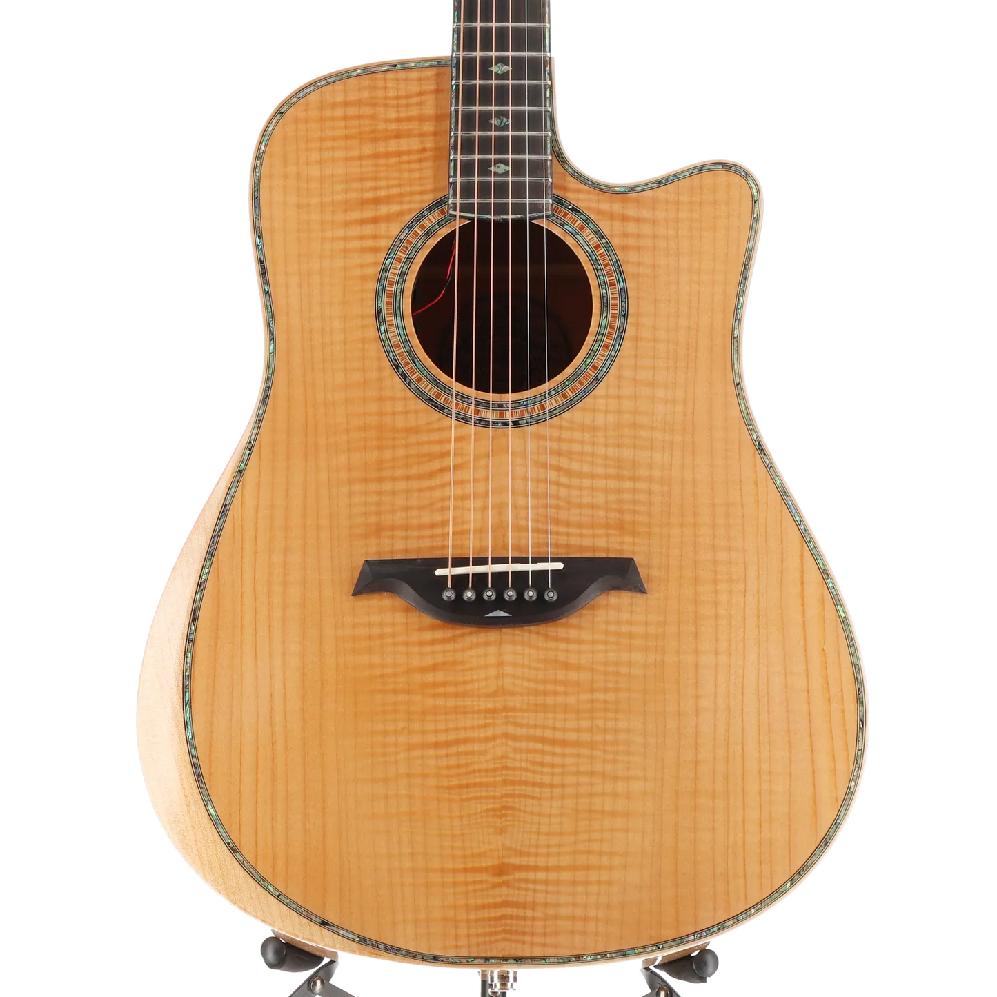 BC Rich Prophecy Series A/E Cutaway with Maple Top, Maple Back and Sides, Mahogany Neck, and Ebony Fingerboard - Flame Maple (P) (00062)