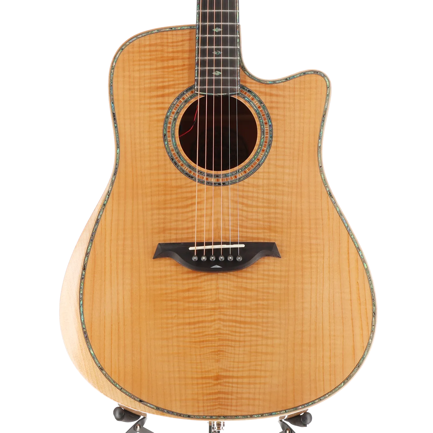 BC Rich Prophecy Series A/E Cutaway with Maple Top, Maple Back and Sides, Mahogany Neck, and Ebony Fingerboard - Flame Maple (P) (00062)