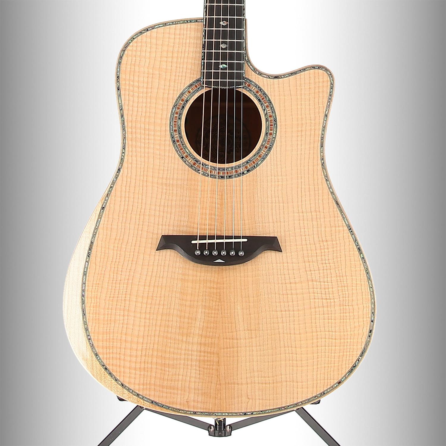 BC Rich Prophecy Series A/E Cutaway with Maple Top, Maple Back and Sides, Mahogany Neck, and Ebony Fingerboard - Flame Maple (RC2) (00067)