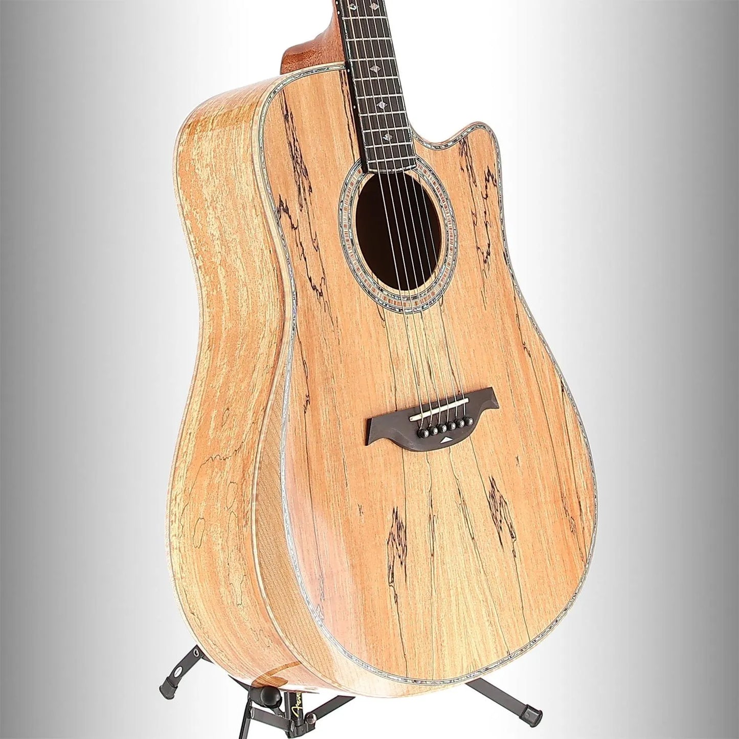 BC Rich Prophecy Series Cutaway Acoustic-Electric Guitar - Spalted Maple Top (ED11) (00054)