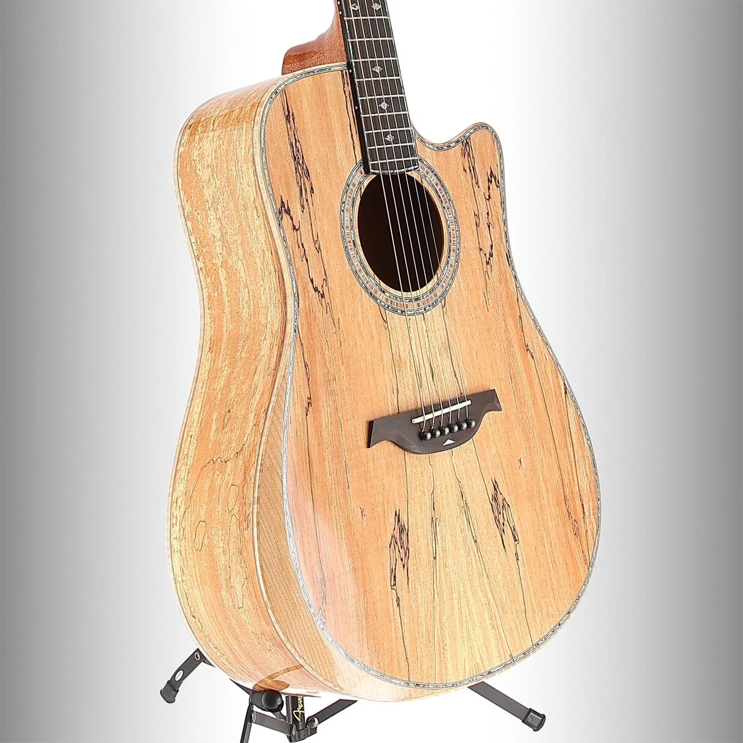 BC Rich Prophecy Series Cutaway Acoustic-Electric Guitar - Spalted Maple Top (ED11) (00054)