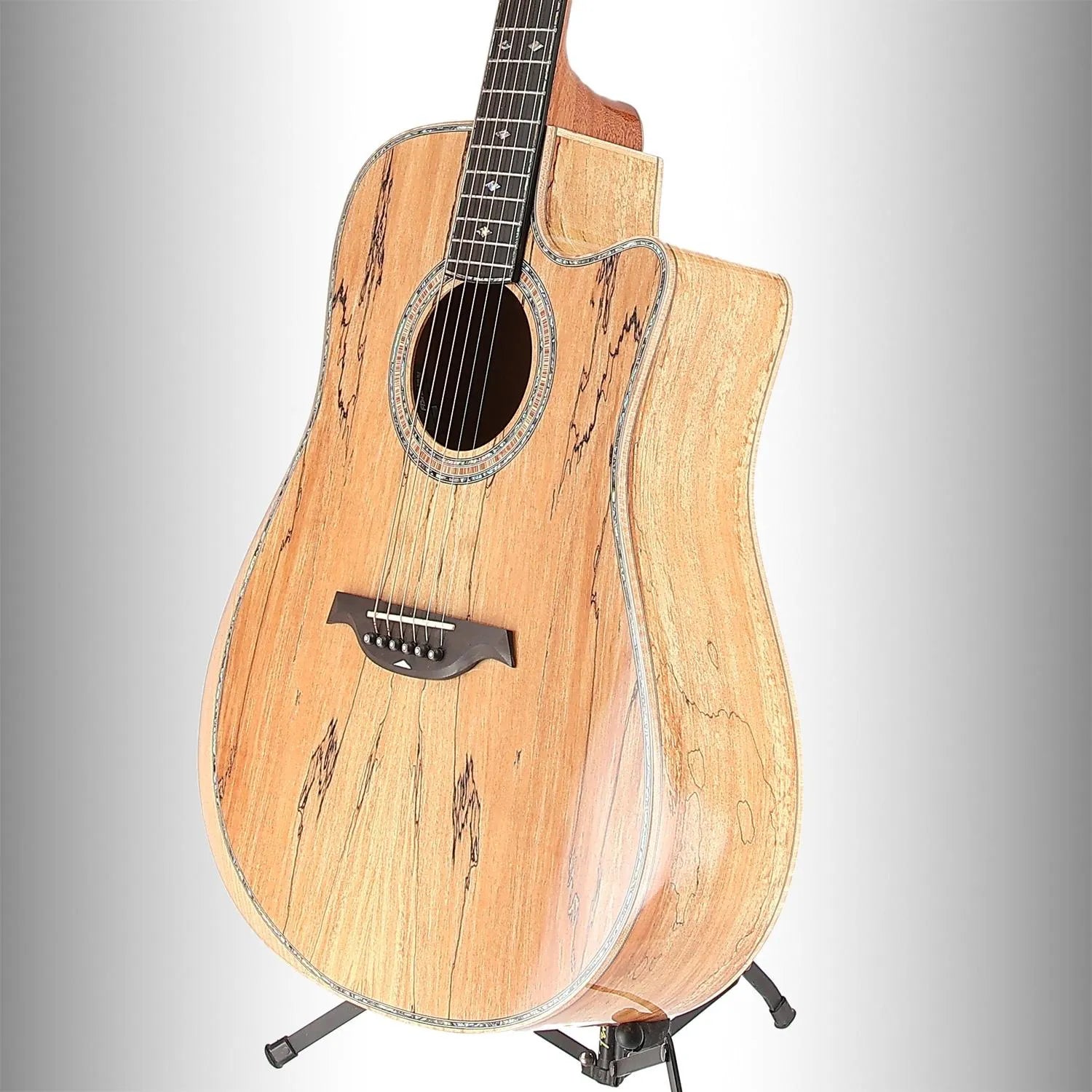 BC Rich Prophecy Series Cutaway Acoustic-Electric Guitar - Spalted Maple Top (ED11) (00054)