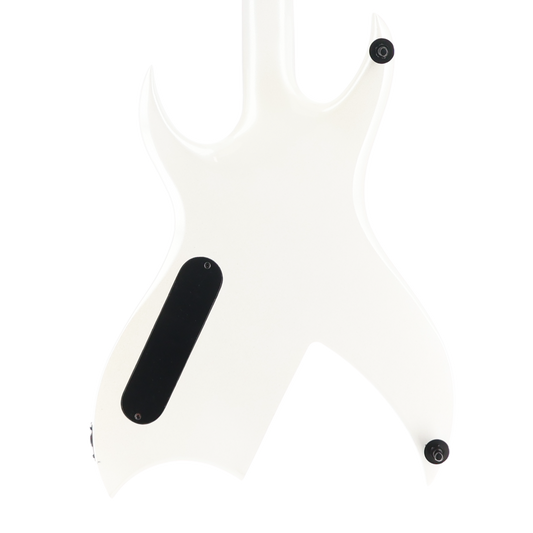 BC Rich Rich "B" Legacy 2023, Nyatoh Body, Maple Neck, Ebony Fingerboard, 2 Humbucking Pickups, Pearl White (SR) (40206)