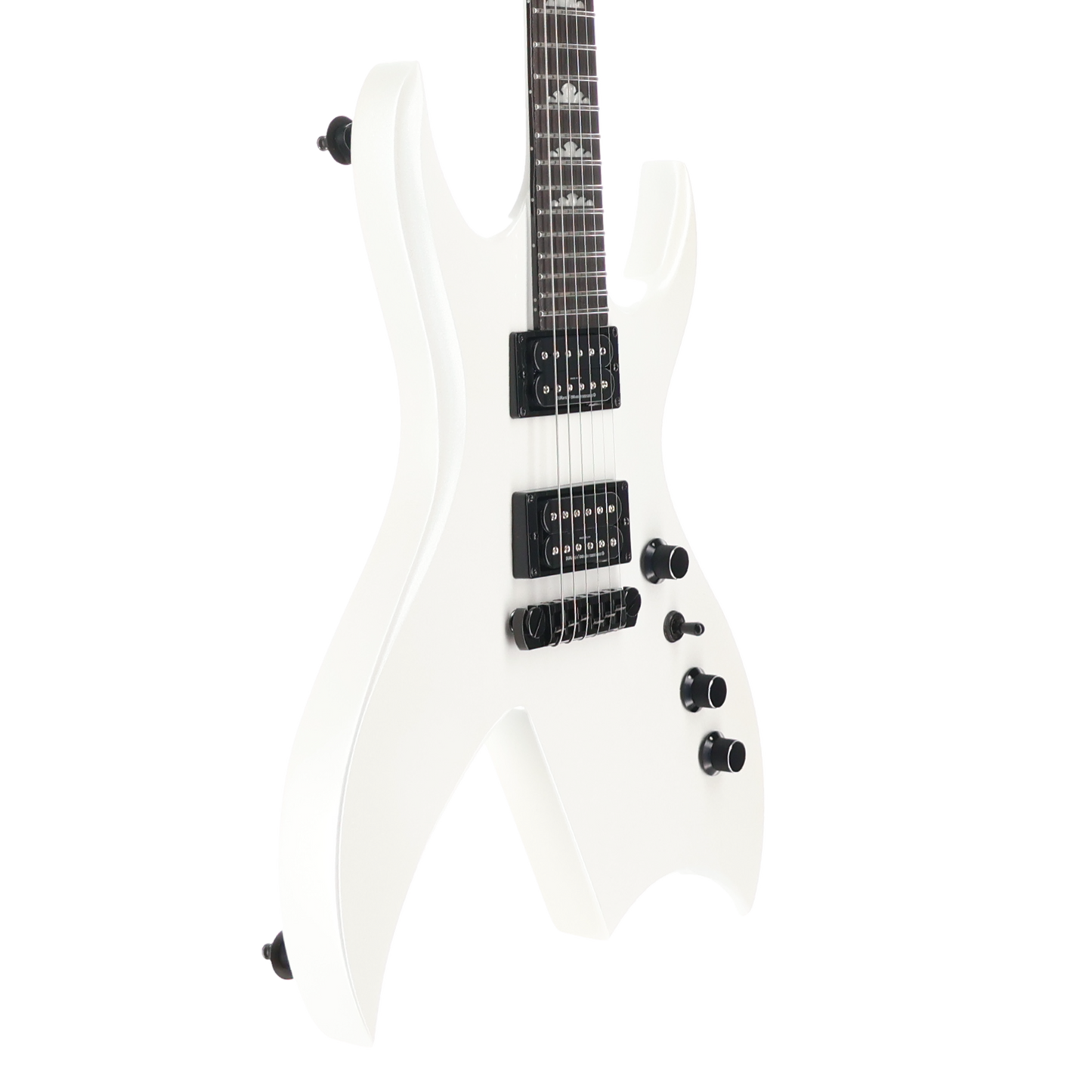 BC Rich Rich "B" Legacy 2023, Nyatoh Body, Pearl White, Dual Humbuckers, Professional Setup (SR) (40206)