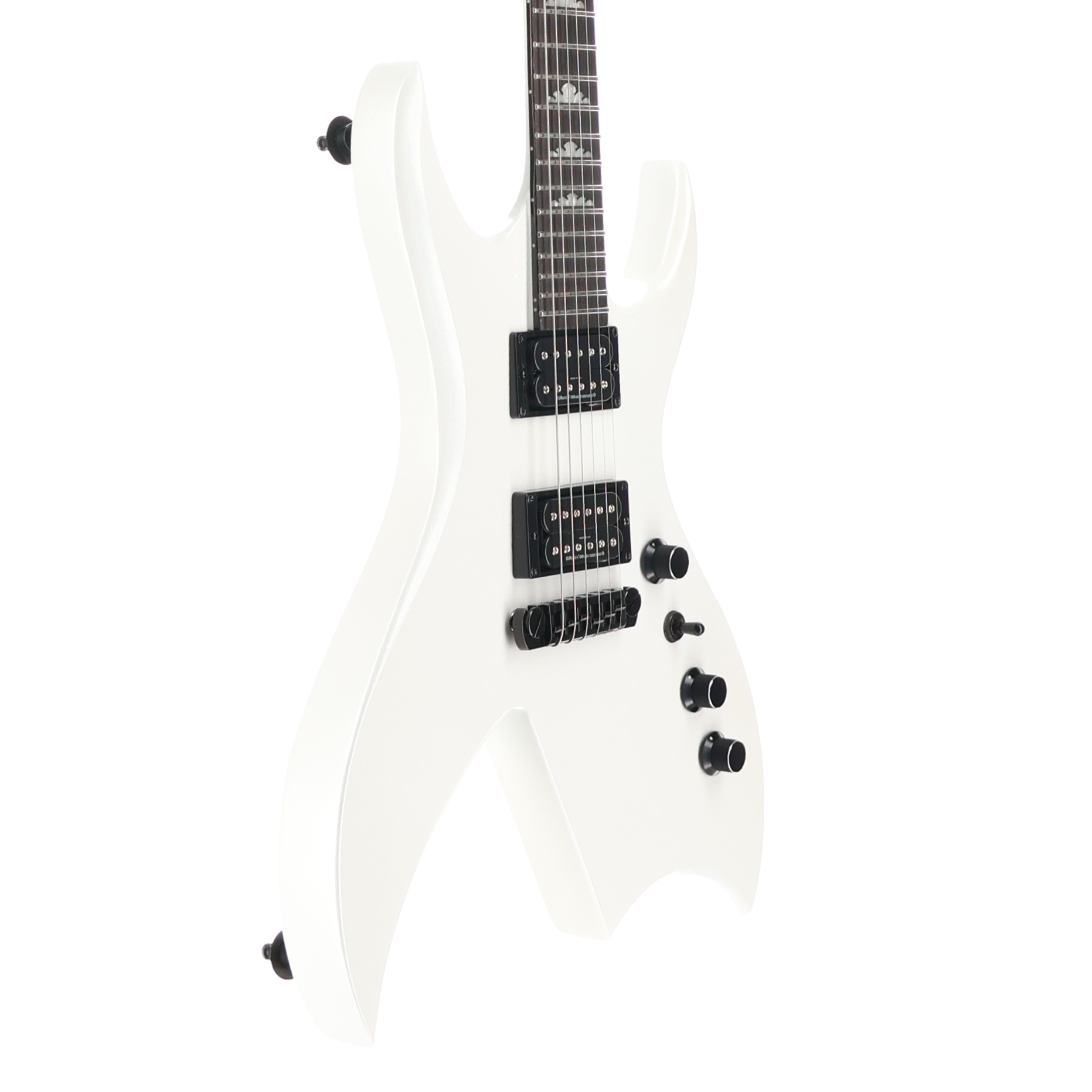 BC Rich Rich "B" Legacy 2023, Nyatoh Body, Pearl White, Dual Humbuckers, Professional Setup (SR) (40206)