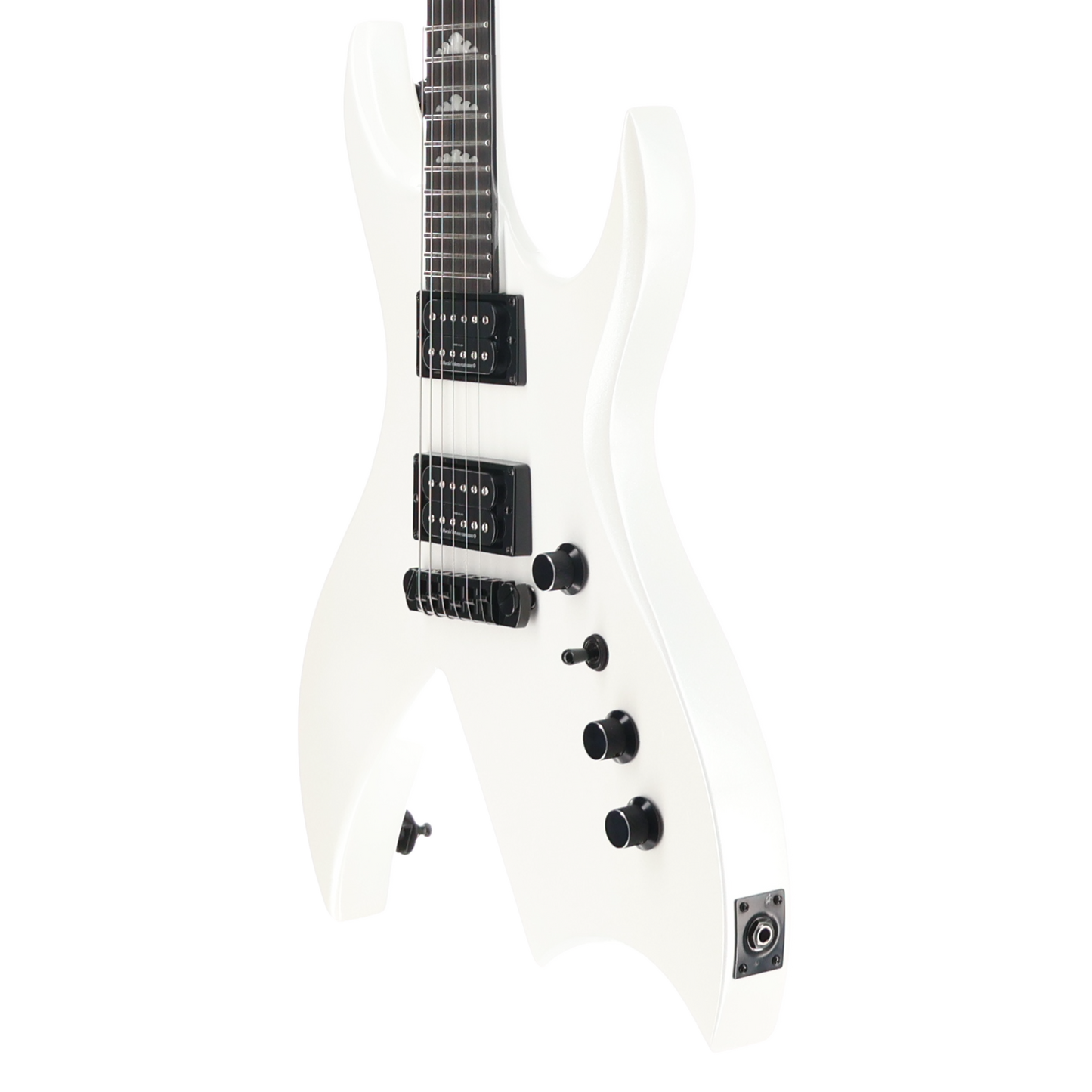 BC Rich Rich "B" Legacy 2023, Nyatoh Body, Pearl White, Dual Humbuckers, Professional Setup (SR) (40206)