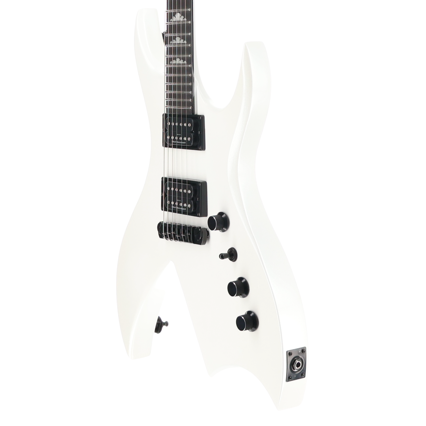 BC Rich Rich "B" Legacy 2023, Nyatoh Body, Pearl White, Dual Humbuckers, Professional Setup (SR) (40206)