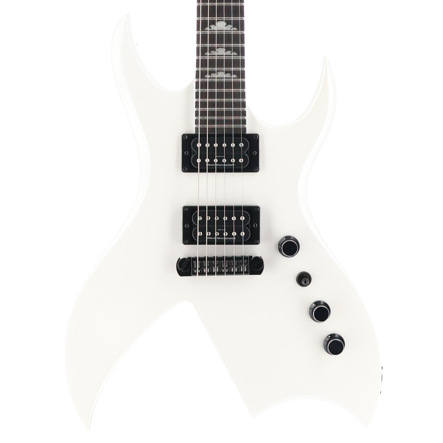 BC Rich Rich "B" Legacy 2023, Nyatoh Body, Pearl White, Dual Humbuckers, Professional Setup (SR) (40206)
