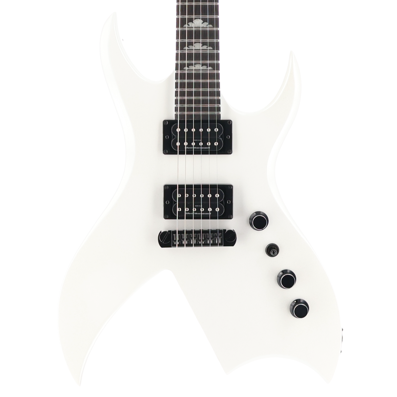BC Rich Rich "B" Legacy 2023, Nyatoh Body, Pearl White, Dual Humbuckers, Professional Setup (SR) (40206)