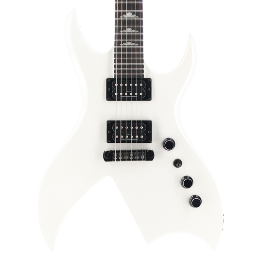 BC Rich Rich "B" Legacy 2023, Nyatoh Body, Pearl White, Dual Humbuckers, Professional Setup (SR) (40206)