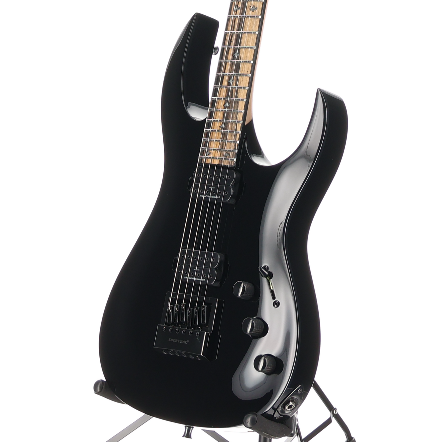 BC Rich Shredzilla Prophecy Archtop with EverTune - Gloss Black, Professional Setup (K3) (60358) (60358)