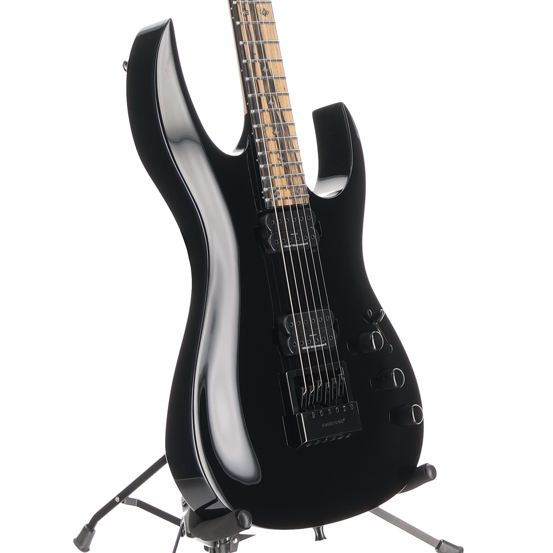 BC Rich Shredzilla Prophecy Archtop with EverTune - Gloss Black, Professional Setup (V12) (60358)