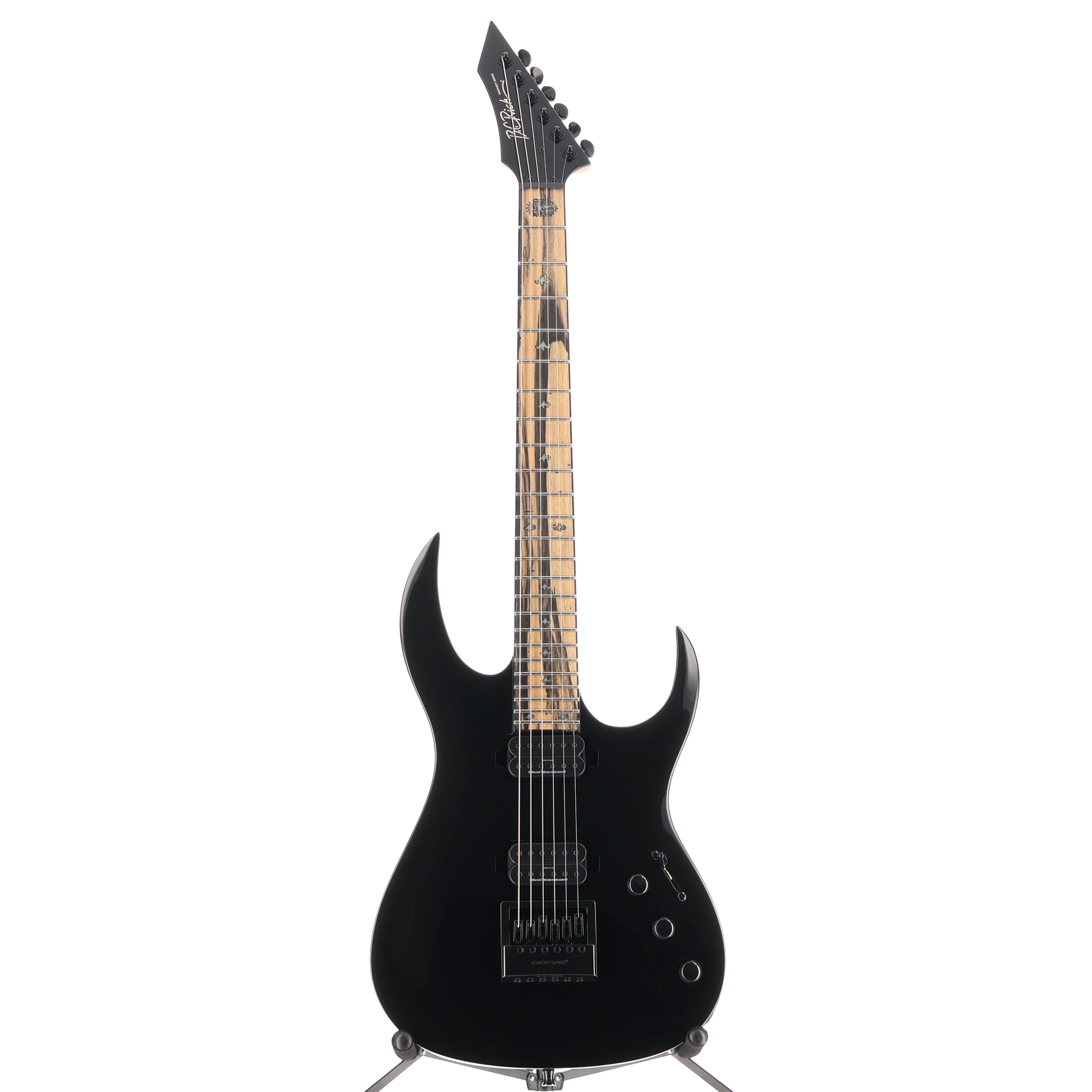 BC Rich Shredzilla Prophecy Archtop with EverTune - Gloss Black, Professional Setup (V12) (60358)