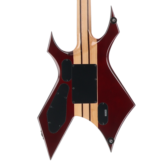 BC Rich Warlock Extreme Exotic Floyd Rose Quilted Maple -Black Cherry (K3) (60060)