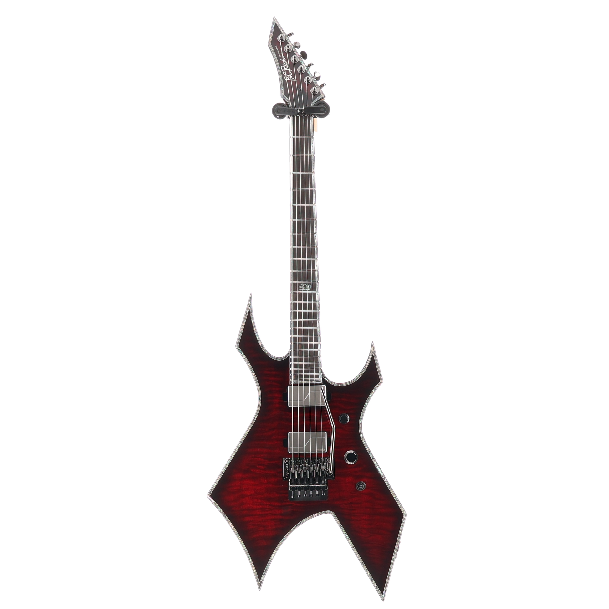 BC Rich Warlock Extreme Exotic Floyd Rose Quilted Maple -Black Cherry (K3) (60060)