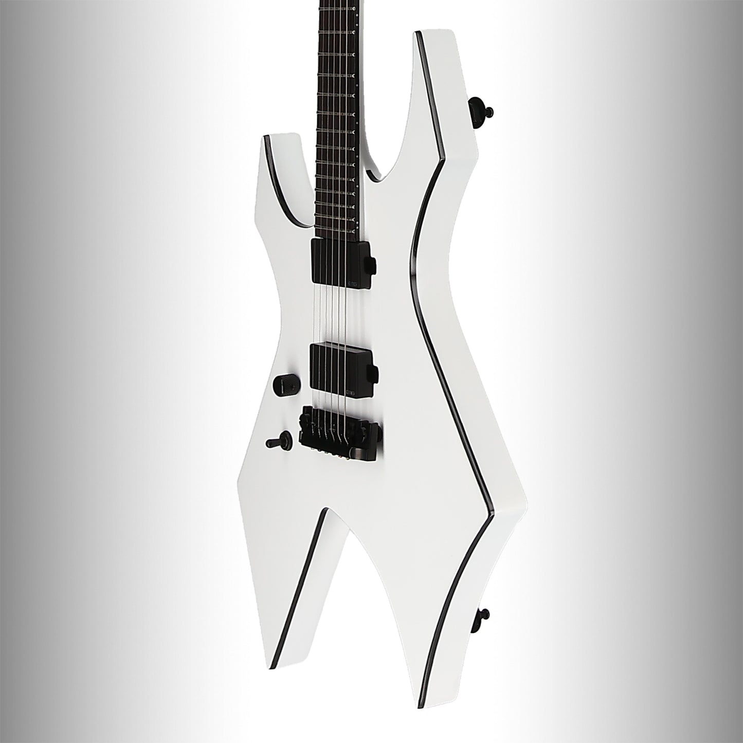BC Rich Warlock Prophecy with Quad Bridge Left- Handed - Matte White (E8) (60106)