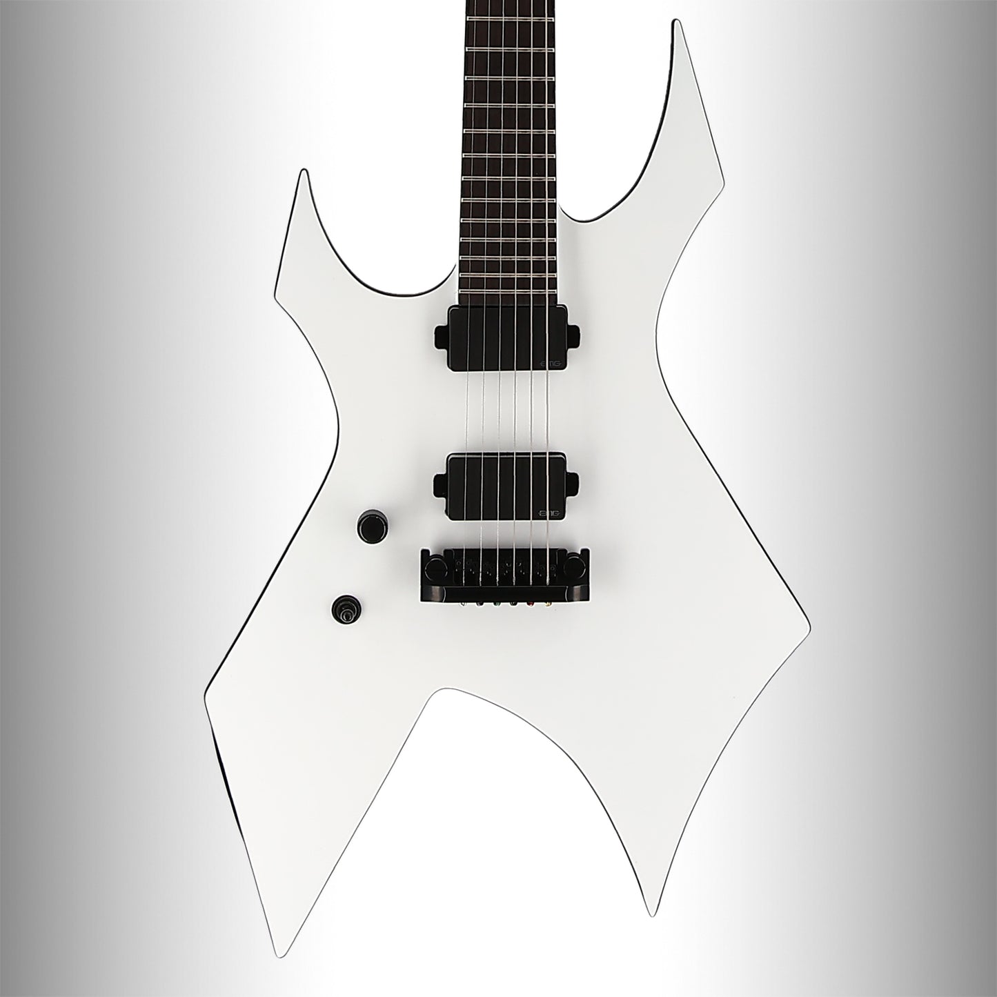 BC Rich Warlock Prophecy with Quad Bridge Left- Handed - Matte White (E8) (60106)