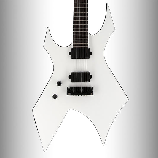 BC Rich Warlock Prophecy with Quad Bridge Left- Handed - Matte White (E8) (60106)