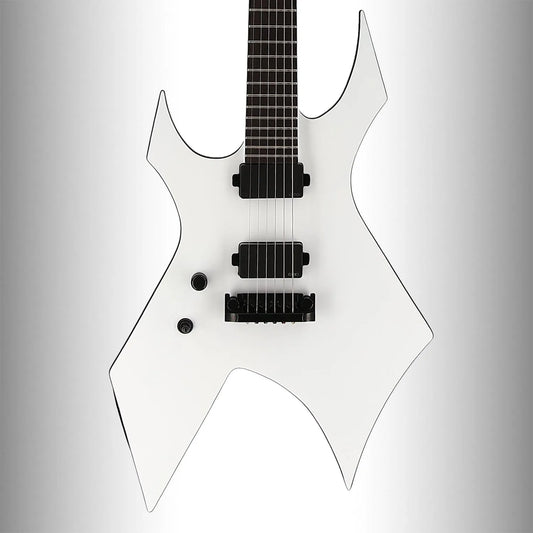 BC Rich Warlock Prophecy with Quad Bridge Left- Handed - Matte White (E8) (60106)