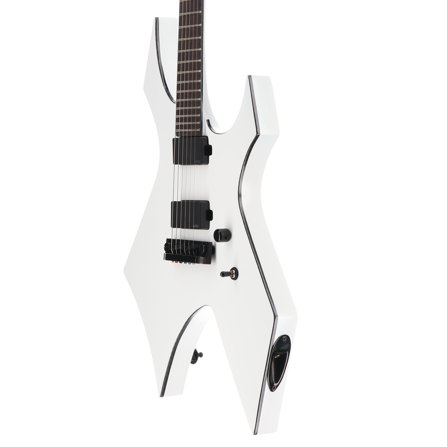 BC Rich Warlock Prophecy with Quad Bridge - Matte White (C4) (60116)