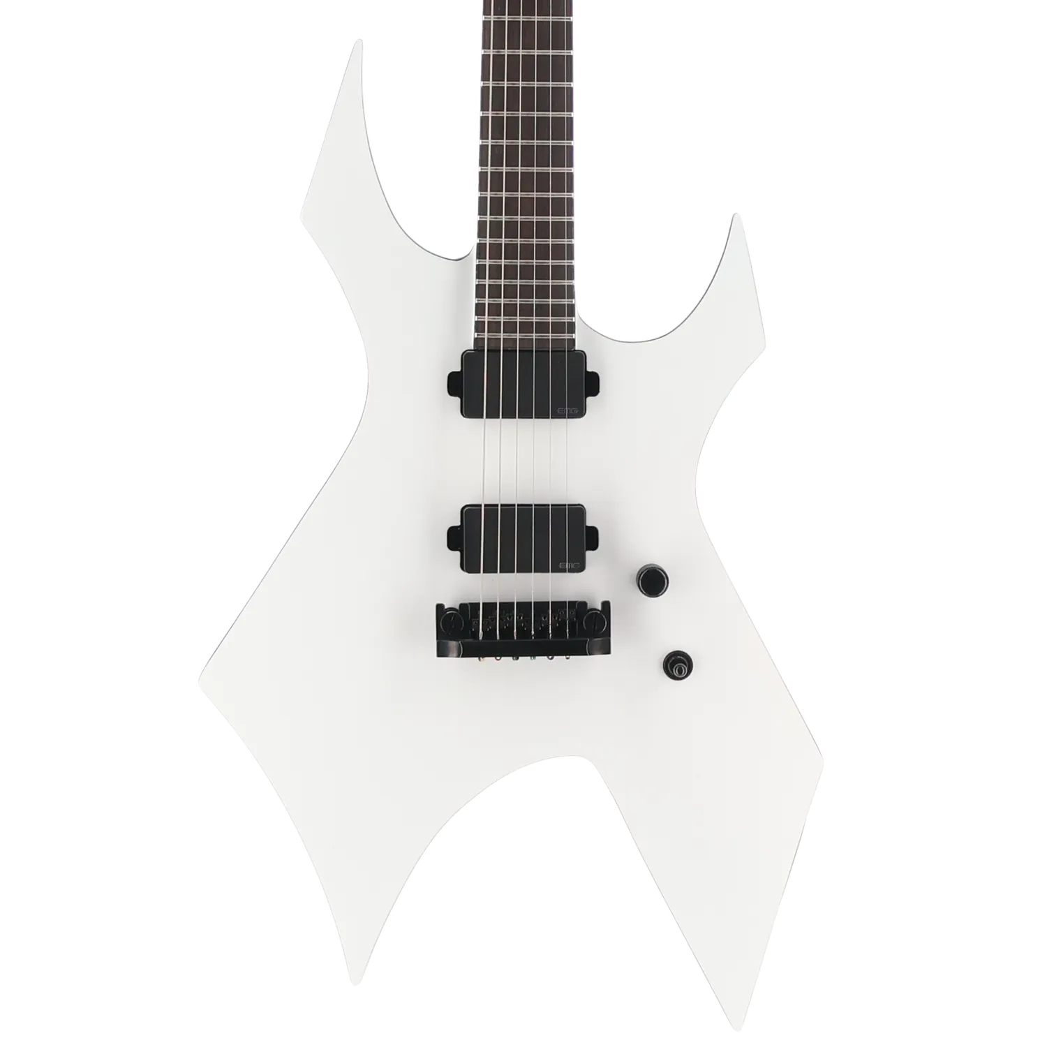 BC Rich Warlock Prophecy with Quad Bridge - Matte White (I10) (60119)