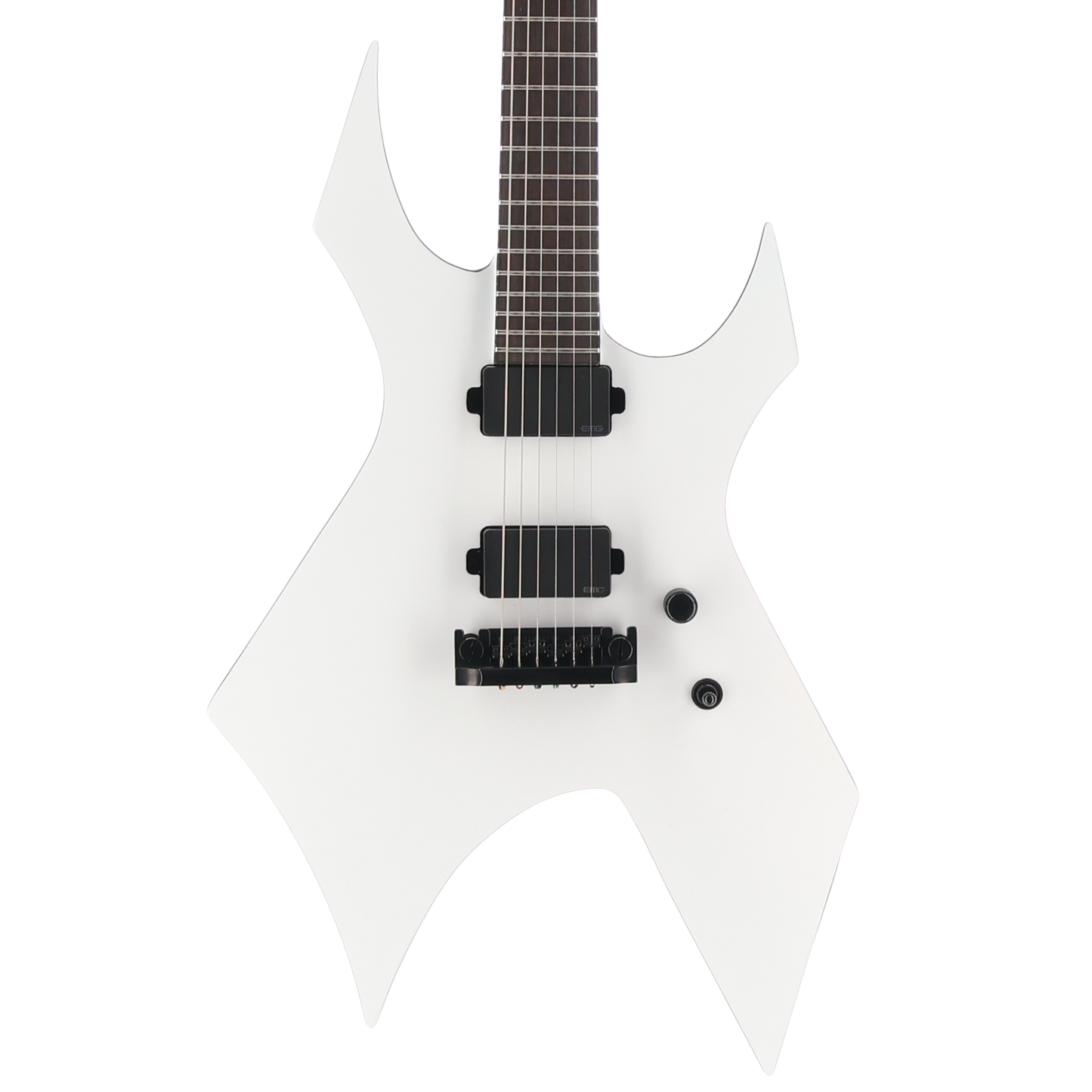 BC Rich Warlock Prophecy with Quad Bridge - Matte White (I10) (60119)