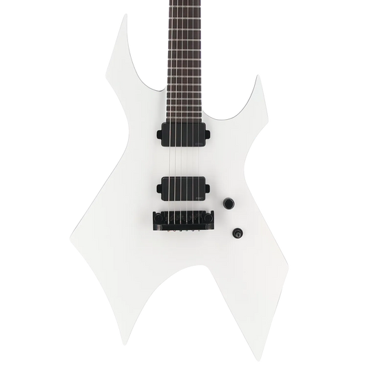 BC Rich Warlock Prophecy with Quad Bridge - Matte White (I10) (60119)