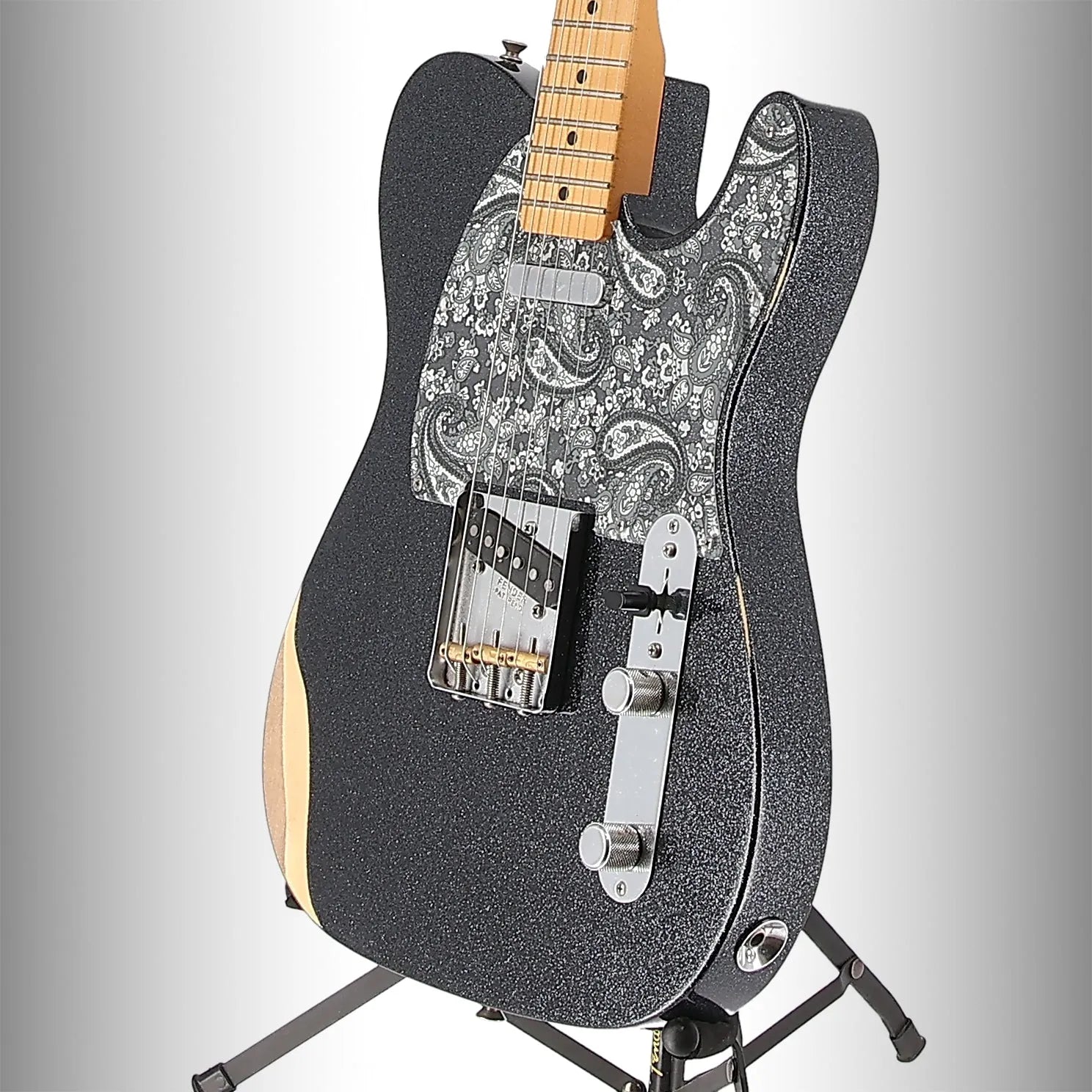 Brad Paisley Road Worn Telecaster, Maple Fingerboard, Black Sparkle (N6) (35274)