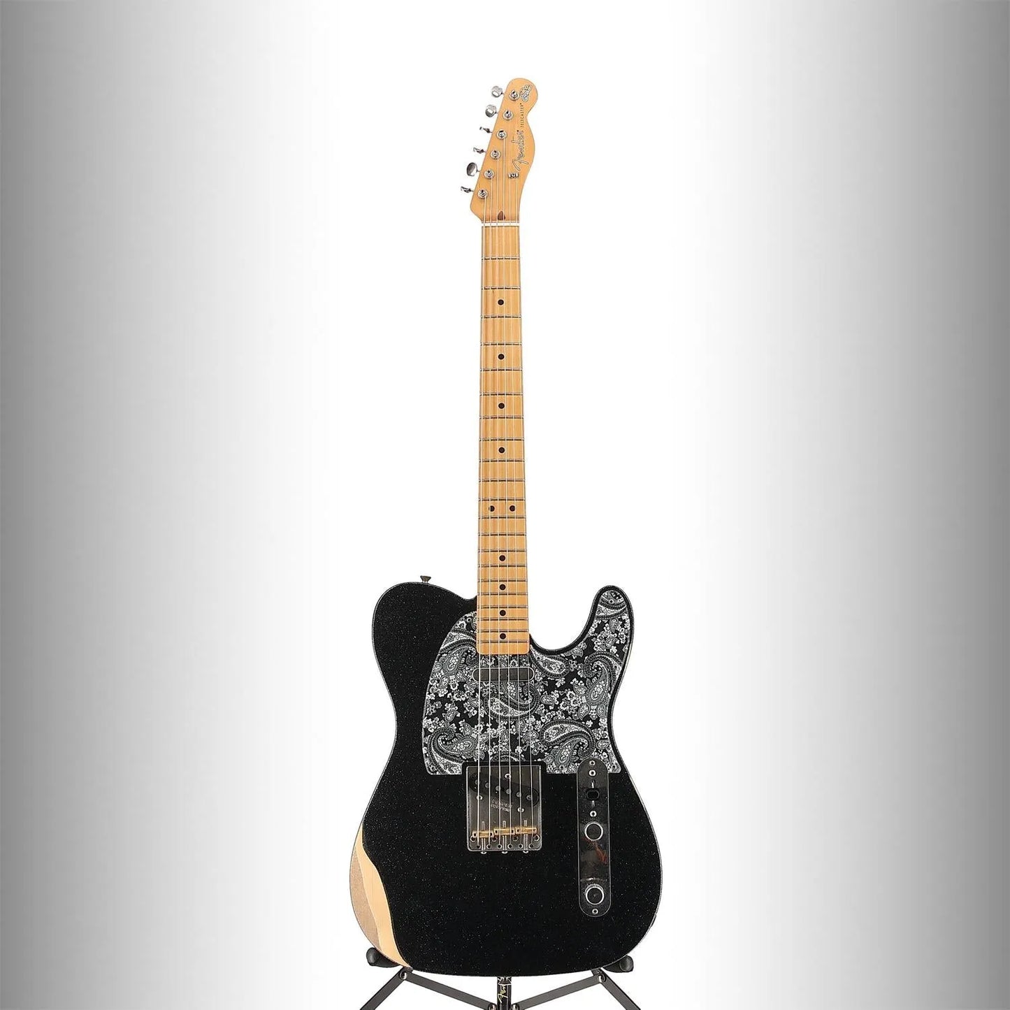 Brad Paisley Road Worn Telecaster, Maple Fingerboard, Black Sparkle (N6) (35274)