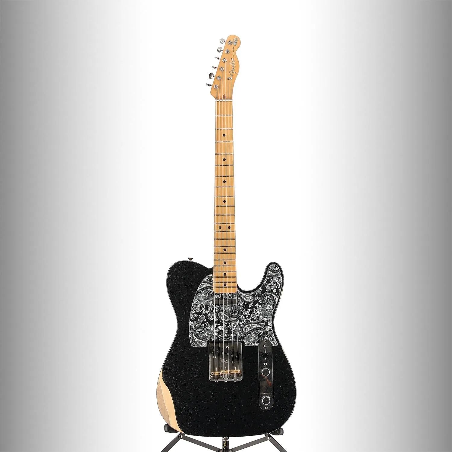 Brad Paisley Road Worn Telecaster, Maple Fingerboard, Black Sparkle (N6) (35274)