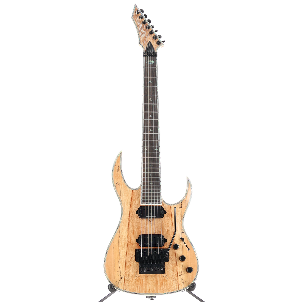 BC Rich Shredzilla 7 Prophecy Archtop Floyd Rose Spalted Maple (SR) (60259)